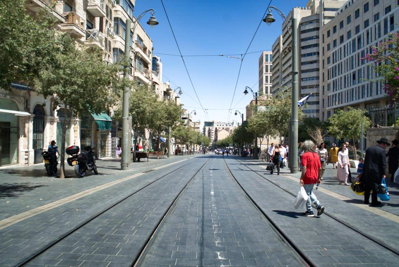דירה לזוג על שוק מחנה יהודה Lägenhet Jerusalem Exteriör bild